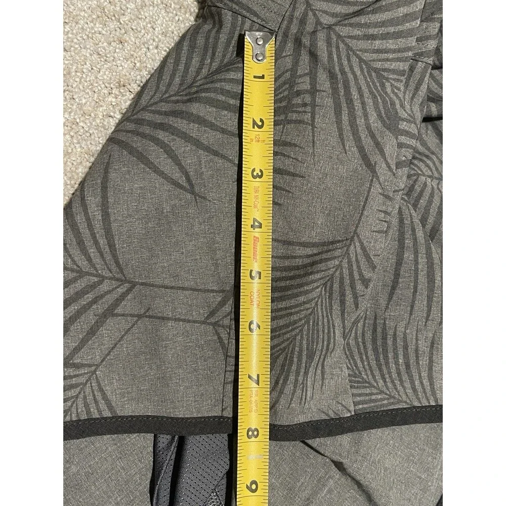 Chubbies Swim Trunks Mens 2XL Gray Tropical Palm Leaf 7